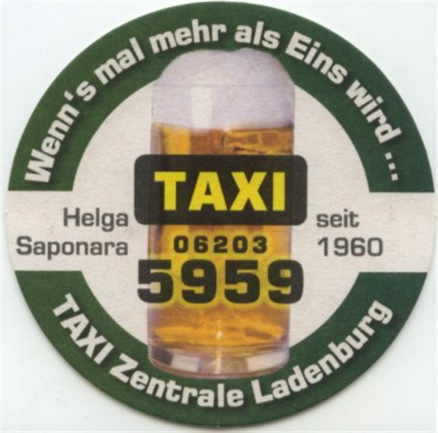ladenburg hd-bw lobdengau 1b (rund215-taxi 5959)